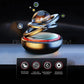 Solar Car Air Freshener Rotating Double-Ring For Car Dashboard